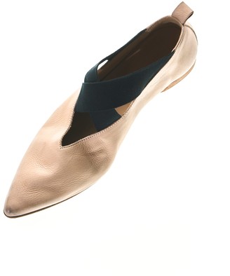 UMA WANG Pointed Ballet Capo Calf Leather