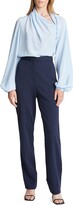 Thumbnail for your product : Halston Collins Wool-Blend Tailored Pants
