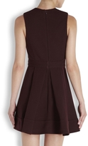 Thumbnail for your product : Proenza Schouler Aubergine pleated wool blend dress