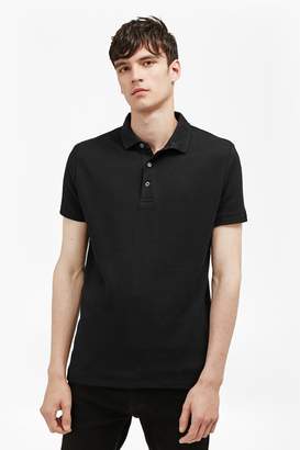 French Connenction Central Crepe Polo Shirt