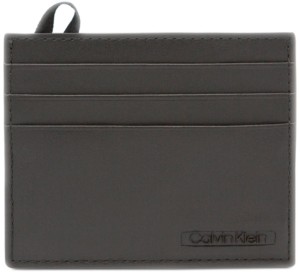 Calvin Klein Men's Leather Front Pocket Wallet With Money Clip - ShopStyle