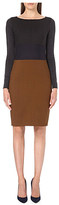 Thumbnail for your product : Max Mara Colour-block wool dress