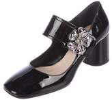 Thumbnail for your product : Prada Patent Mary Jane Pumps