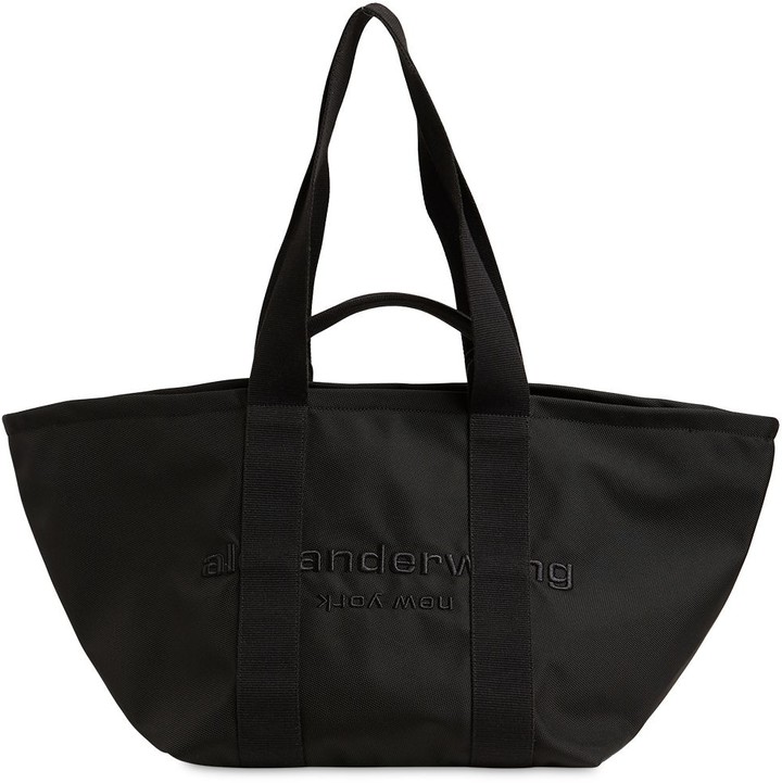 nylon tote bags with zipper closure