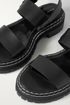 Thumbnail for your product : Proenza Schouler Leather Slingback Sandals - Black