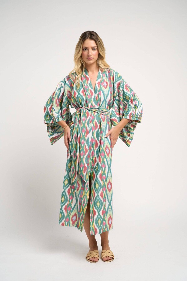 GUADALUPE DESIGN Anisa Ikat Kimono