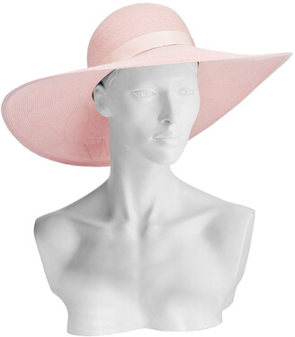 Eugenia Kim Bunny Pretty In Pink appliquéd hemp-blend sun hat