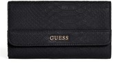 Thumbnail for your product : GUESS Catie Snake-Embossed Checkbook Wallet
