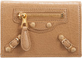 Thumbnail for your product : Balenciaga Arena Giant Gold Double Card Holder