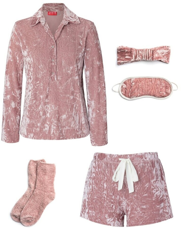 Natori Velvet Crush PJ Gift Set Rosewood ShopStyle Pajamas