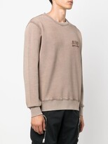 Thumbnail for your product : AUTRY Logo-Embroidered Cotton Sweatshirt