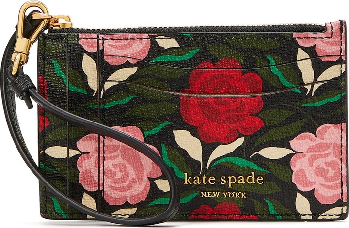 kate spade new york Morgan Rose Garden Printed Saffiano Leather