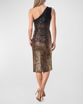 Thumbnail for your product : Dress the Population Black Label Palmer One-Shoulder Sequin Dress