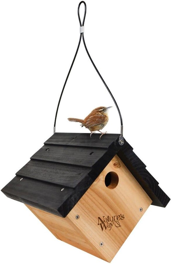 Nature's Way Cedar Hanging Wren Bird House