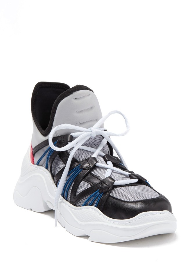Schutz Lace Up Sneakers - ShopStyle