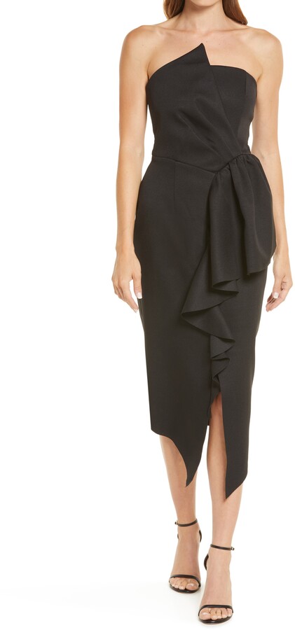 strapless cocktail dresses