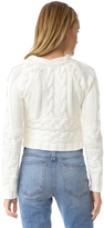 Thumbnail for your product : For Love & Lemons Knitz Greenwich Crop Sweater