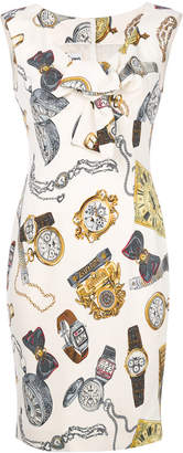 Moschino clock print dress