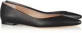 Thumbnail for your product : Chloé Leather point-toe flats