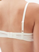 Thumbnail for your product : Eres Souvent Cotton-blend Underwired Bra - Cream