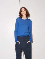 Thumbnail for your product : Raey Long Line Fine Knit Cashmere Sweater - Womens - Mid Blue