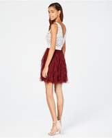 Thumbnail for your product : Teeze Me Juniors' Lace Ruffled Dress,
