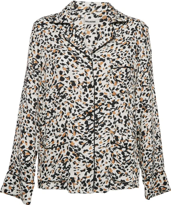 Zadig & Voltaire Animal-Print Shirt