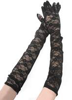 Thumbnail for your product : uxcell Allegra K Women Opera Length Floral Lace Full Finger Gloves Pair