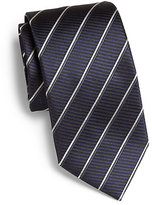 Thumbnail for your product : Giorgio Armani Thin Single Stripe Silk Tie