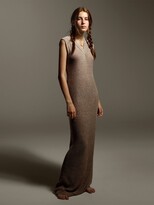 Thumbnail for your product : Aspesi V Neck Linen Knit Dress