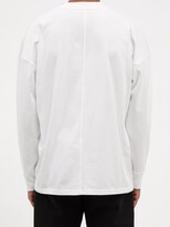 Thumbnail for your product : The Row Drago Cotton-jersey Long-sleeved T-shirt - White