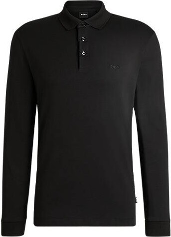 Hugo Boss Long Sleeve Polo | ShopStyle UK