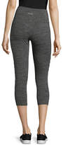 Thumbnail for your product : Calvin Klein PERFORMANCE Cut-Out Cropped Jersey Leggings