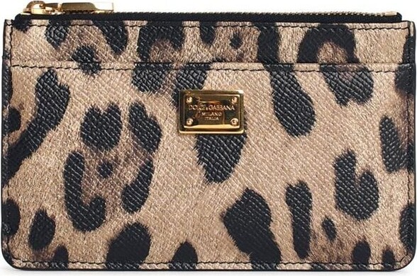 Dolce & Gabbana Leopard-Printed Card Holder