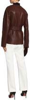 Thumbnail for your product : Diane von Furstenberg Belted Leather Jacket