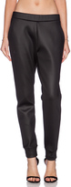 Thumbnail for your product : Alexander Wang T by Shiny Bonded Fleece Sweatpants