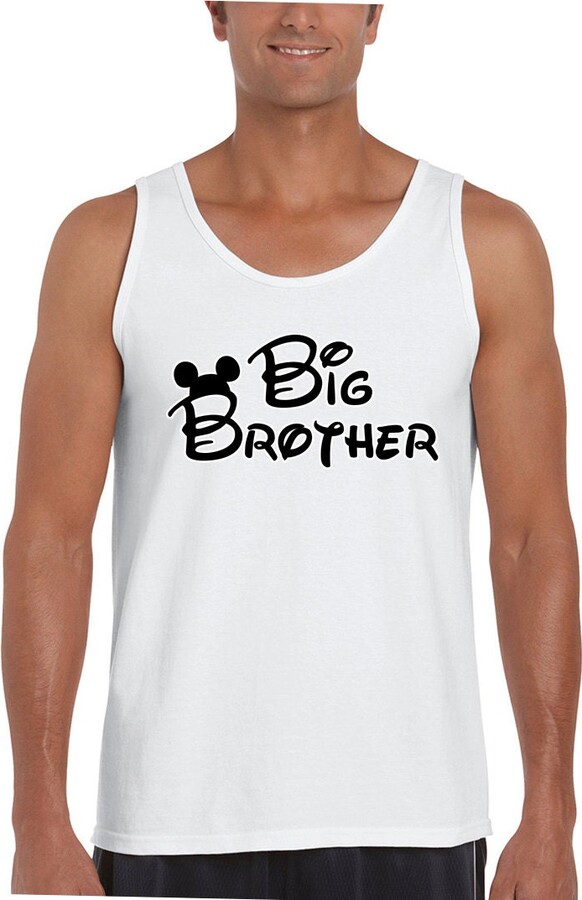 Big Brother Men's Tank Top, Birtday Party Family Matching Clothing, Cotton Free Shipping