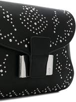Thumbnail for your product : Liu Jo Ticinese studded shoulder bag
