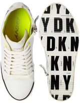 Thumbnail for your product : DKNY Grommet Canvas White Trainers