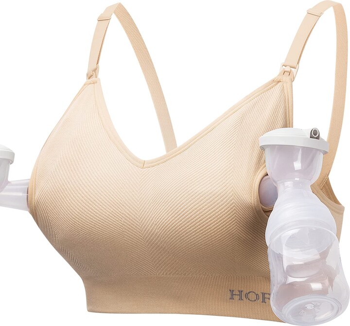HOFISH 3 Pack Nursing Bras for Breastfeeding, Wireless V Neck