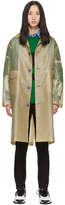Thumbnail for your product : Undercover Beige Translucent Logo Trench Coat
