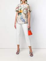 Thumbnail for your product : Moschino Boutique graphic print blouse