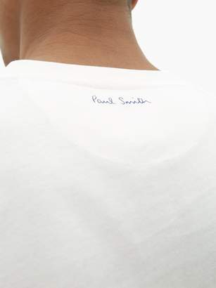Paul Smith Artist-stripe Cotton T-shirt - Mens - White