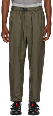 3.1 Phillip Lim Green and Grey Double Track Lounge Pants