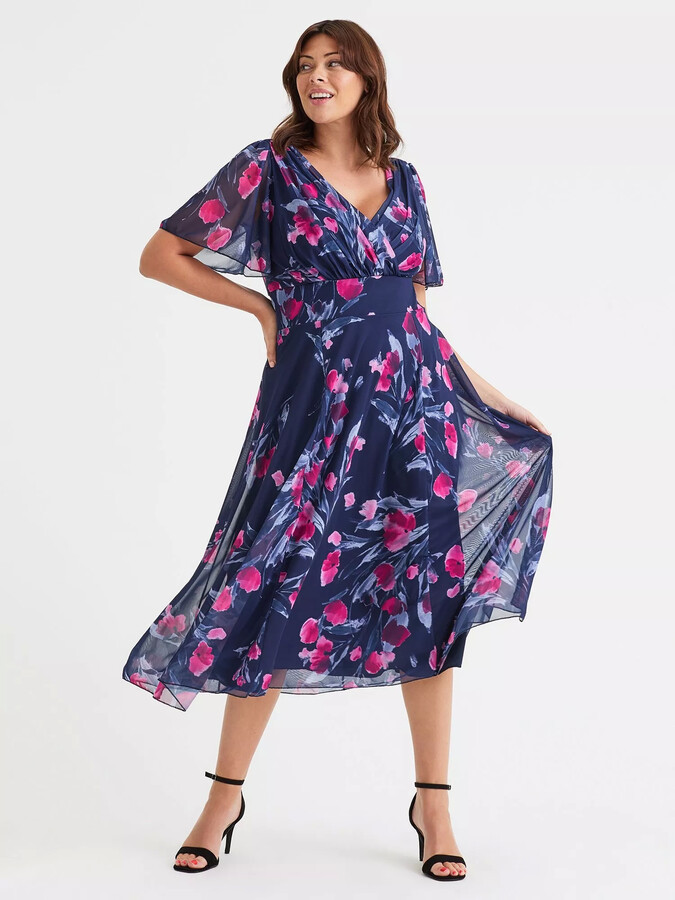 Florence Scarlett And Jo Maxi Dresses Angel Sleeve Plus Size