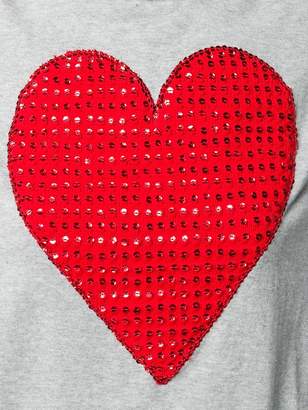 Love Moschino heart-embellished knit top
