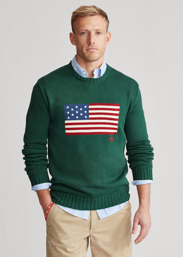 the iconic flag sweater