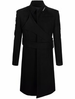 Thumbnail for your product : Heliot Emil Belted Wool-Blend Coat