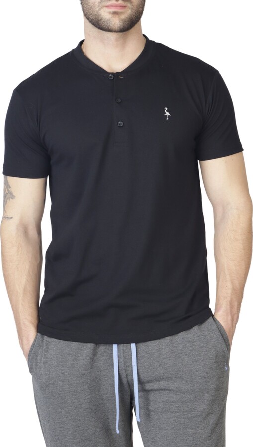 Tailorbyrd Short Sleeve Henley T-Shirt