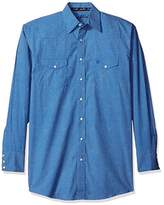 Thumbnail for your product : Wrangler Men's Big and Tall George Strait Two Pocket Long Sleeve Snap Shirt